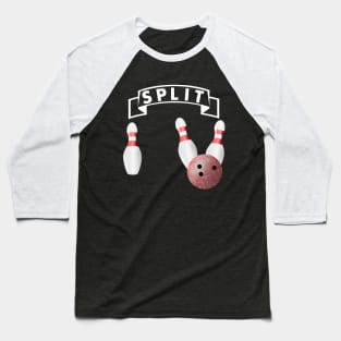 Ten Pin bowling split Baseball T-Shirt